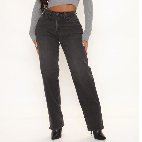 Fashion Nova Night Out In New York Straight Leg Jeans, sz 5. 2 for $20 - Picture 1 of 1